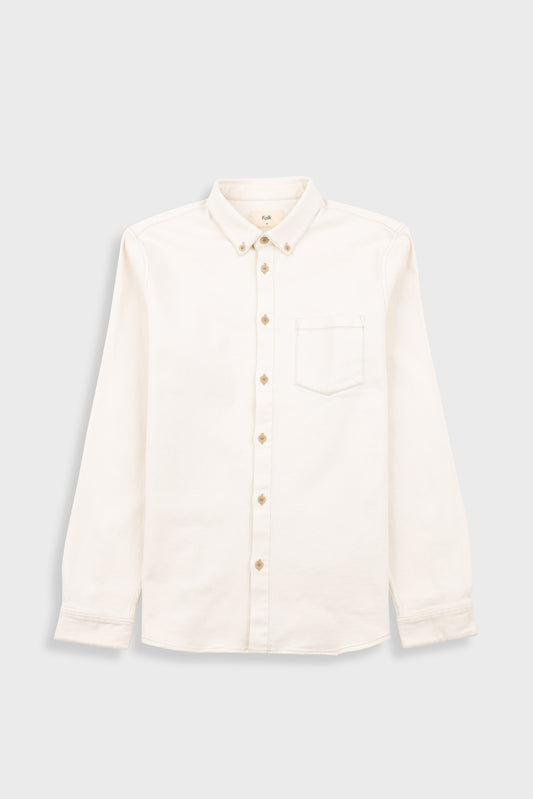 Folk - Relaxed Fit Shirt - White Denim