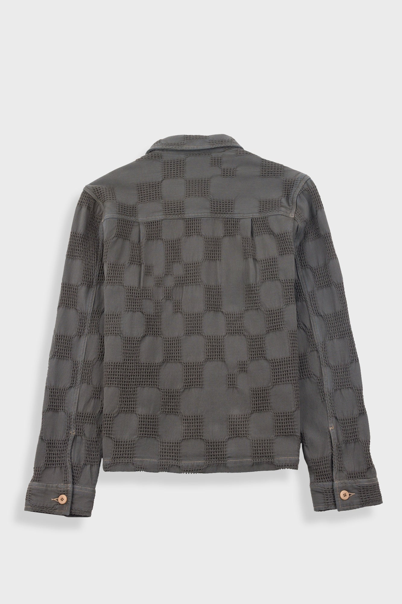 Folk - Zaki Jacket - Soft Waffle Black Check