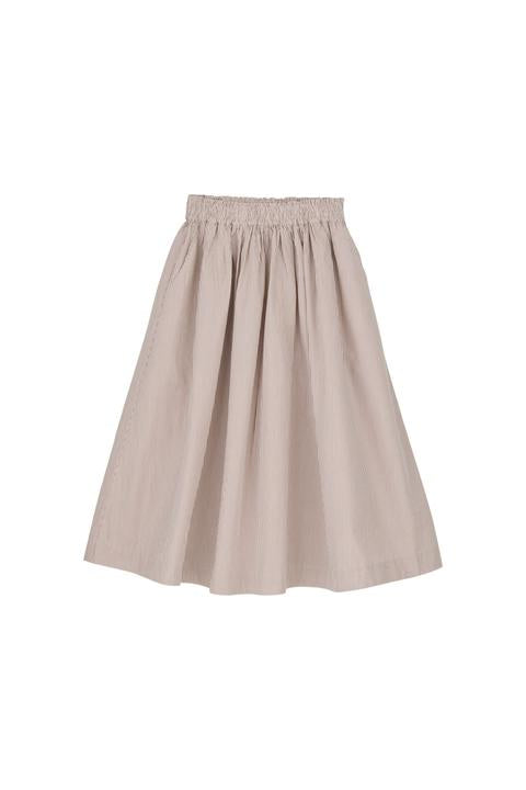 Skall Studio Ginny Skirt - Warm Beige/White Stripe