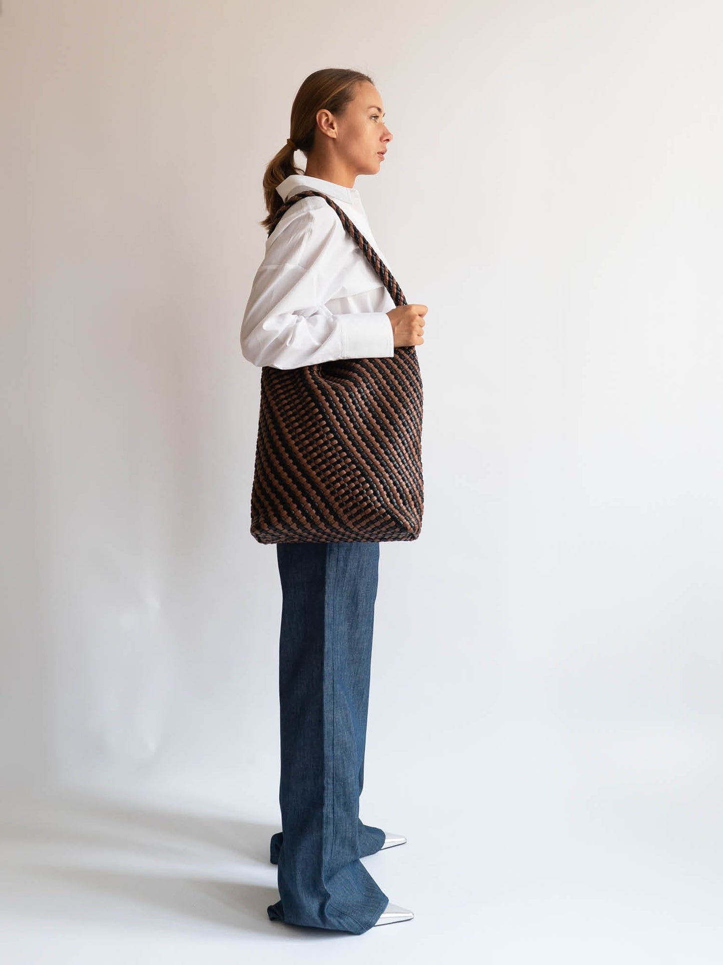 Hvisk - Hobo Braided Soft Structure - Brown Caramel