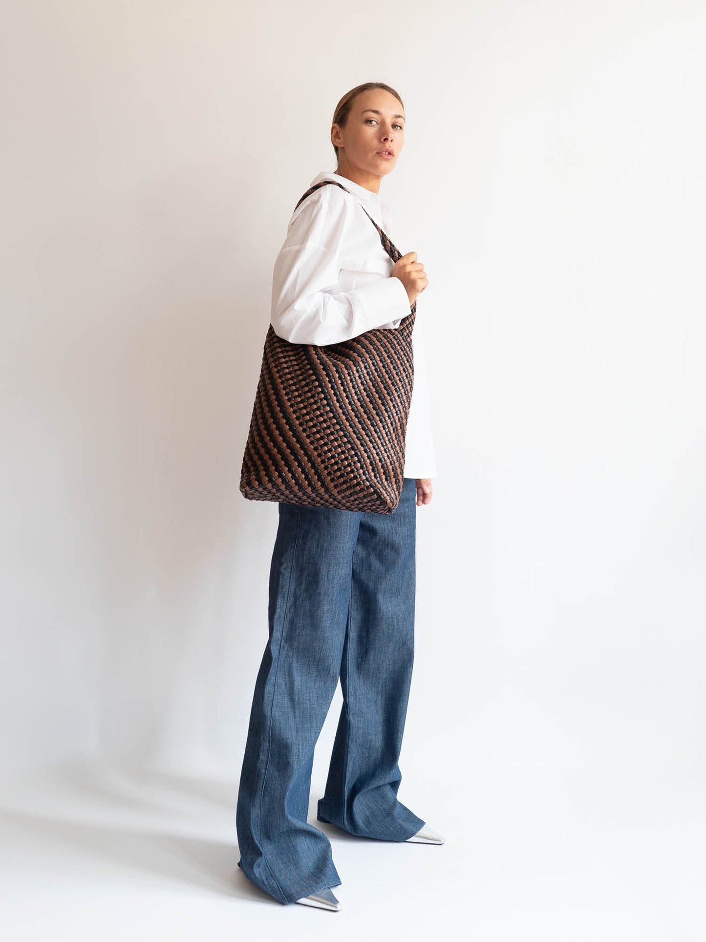 Hvisk - Hobo Braided Soft Structure - Brown Caramel