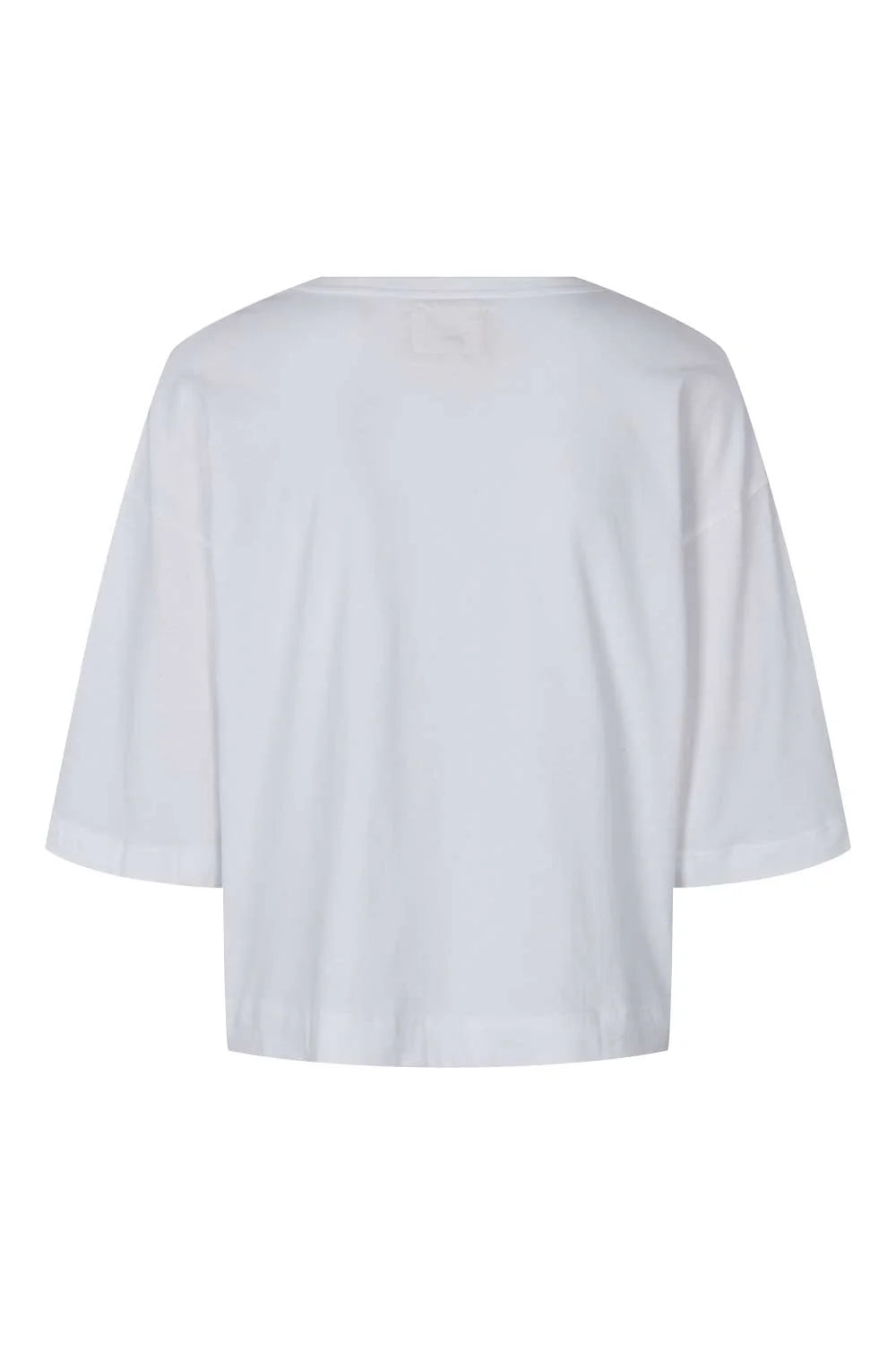 Esmé Studios - Signe 2/4 Boxy T-shirt - White