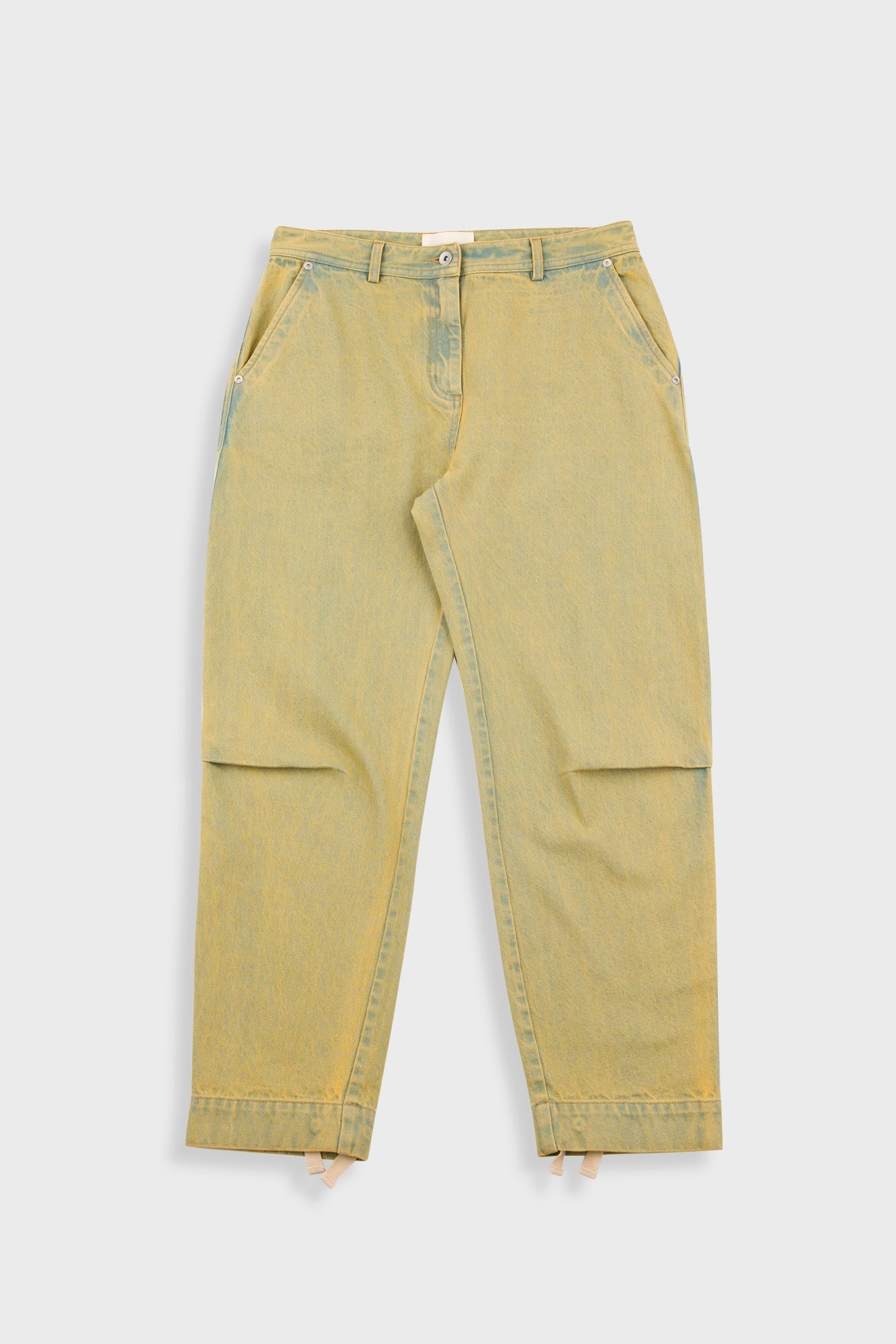 Folk - Barrel Trousers - Bleached Denim