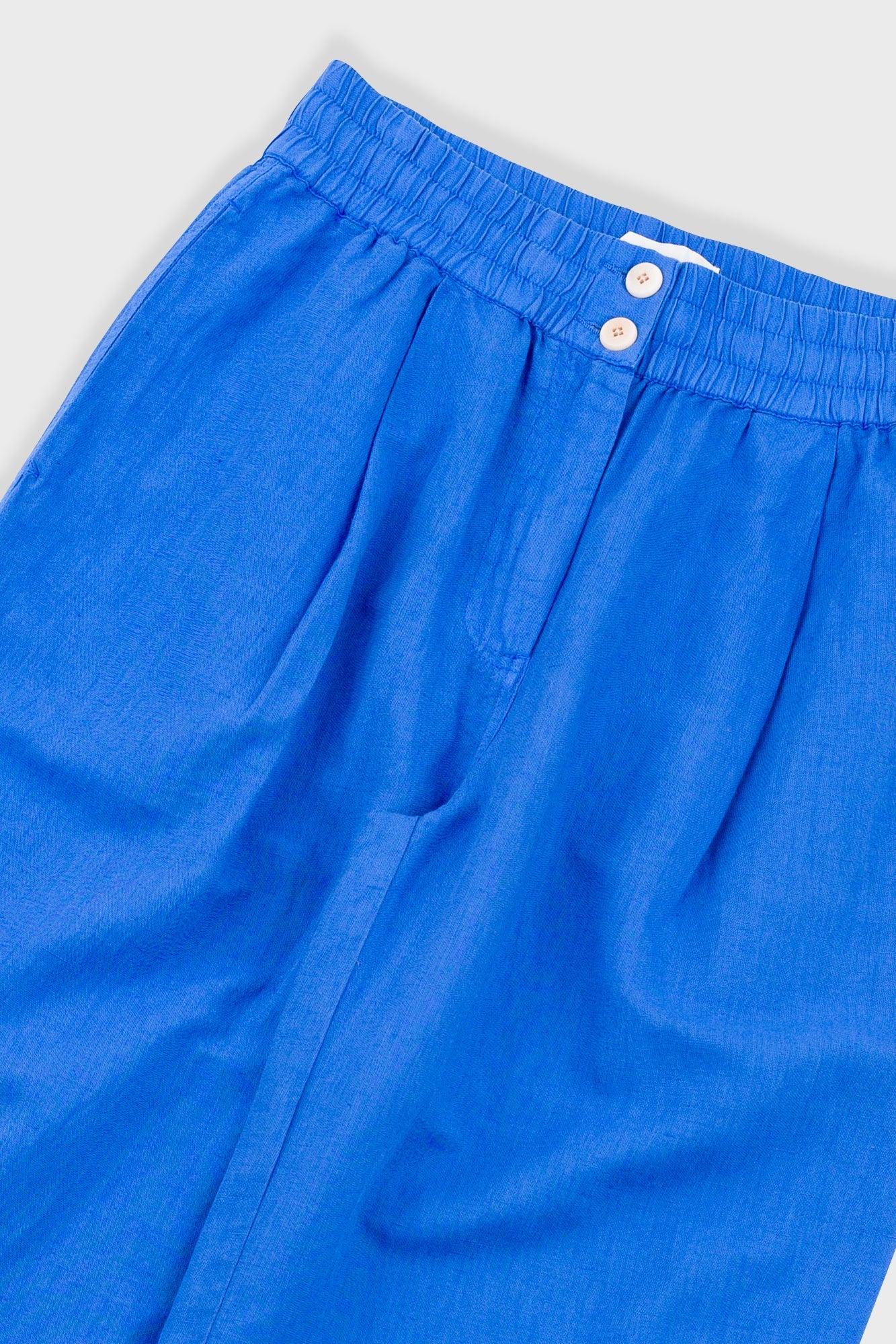 Folk - Drawcord Baggy Pants - Washed Cobalt