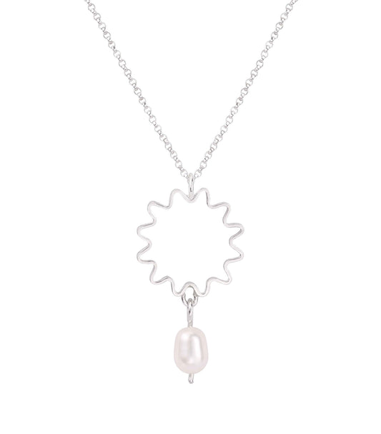 Olivia Taylor Mini Pearl Pendant - Recycled Silver