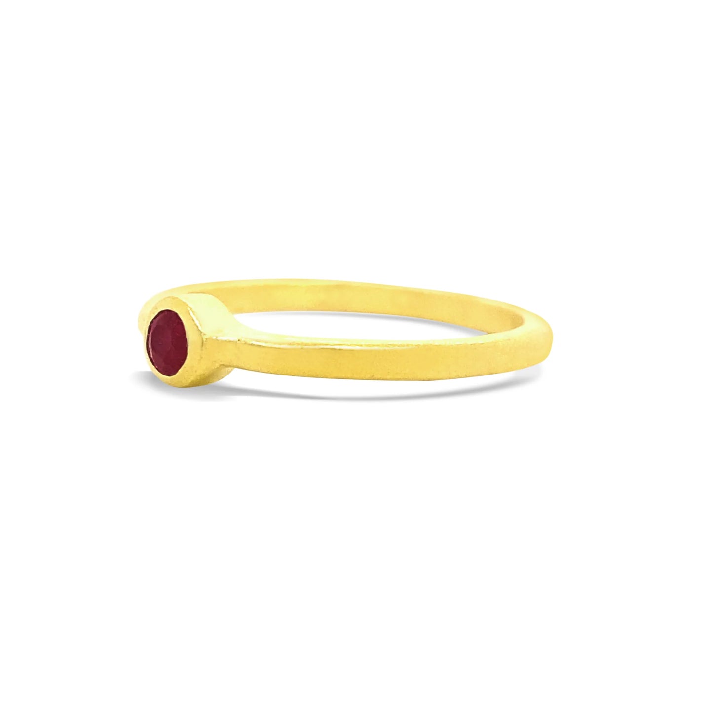 Gem Bazaar Ruby Stacking Ring