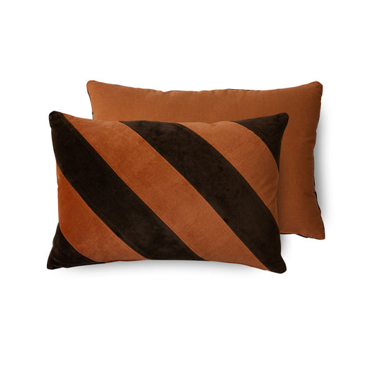 HKLiving Striped Velvet Cushion