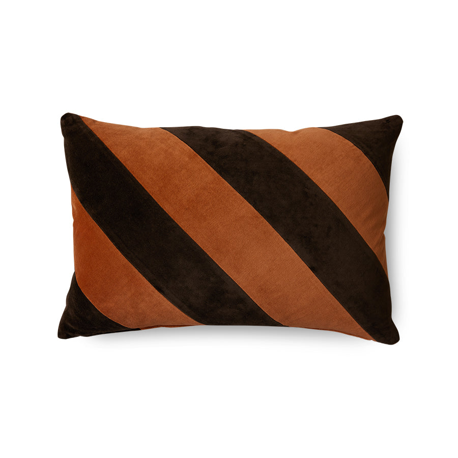 HKLiving Striped Velvet Cushion