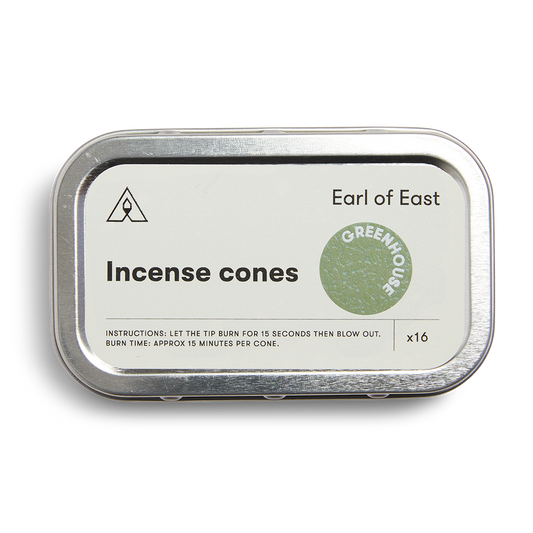 Earl of East Incense Cones - Greenhouse