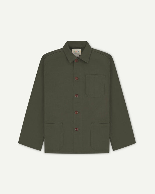 Uskees Buttoned Overshirt - Vine Green