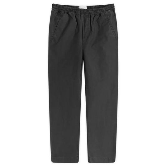 Folk Drawcord Assembly Pant - Soft Black Linear Texture