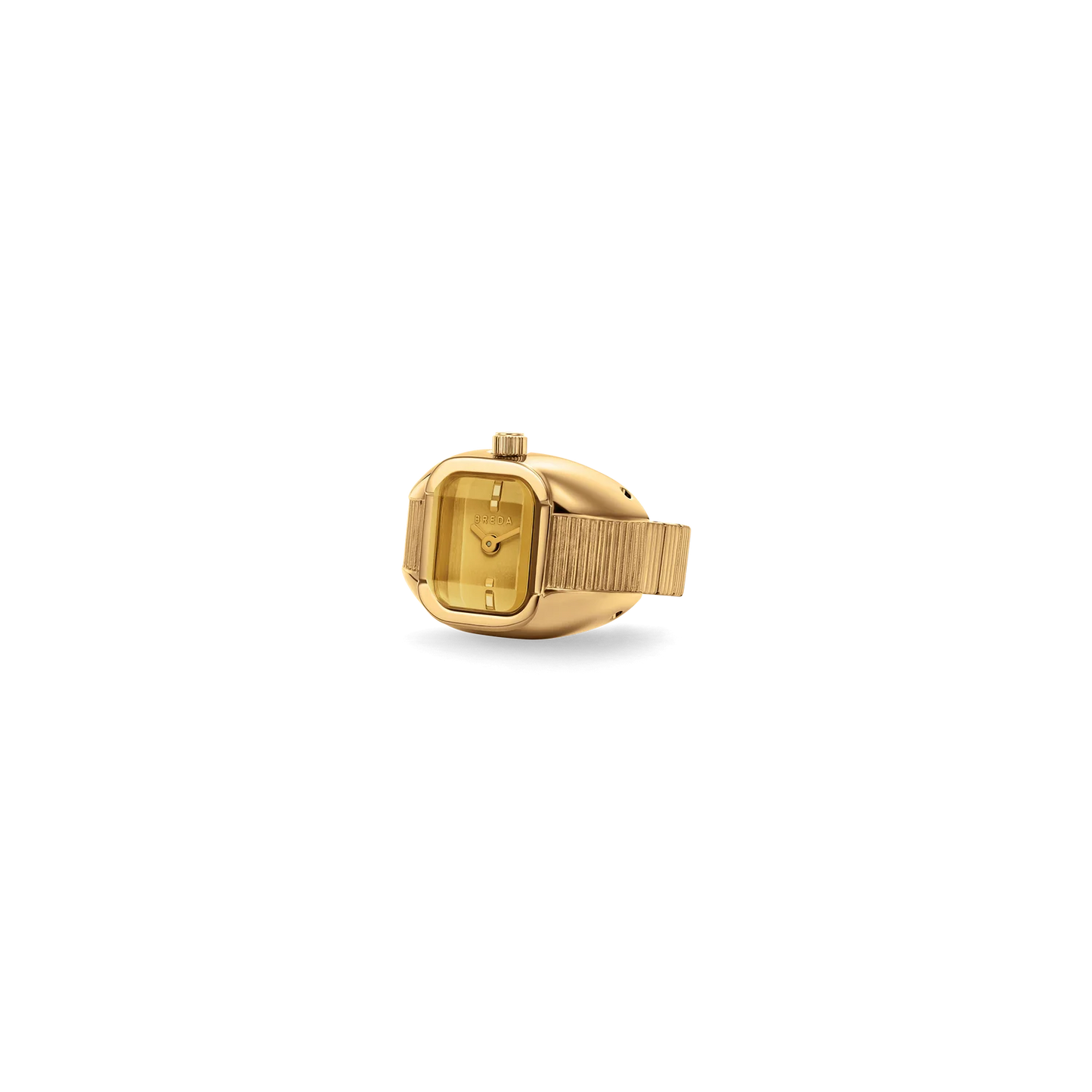 BREDA Nocturne Expandable Ring Watch - Gold / Flame