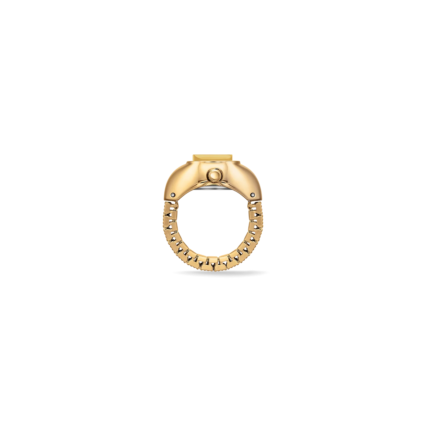 BREDA Nocturne Expandable Ring Watch - Gold / Flame