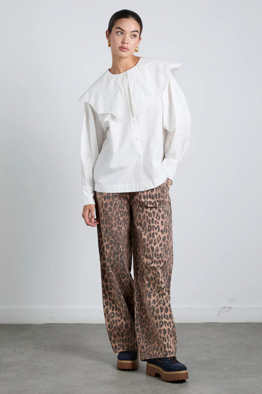 Damson Madder Rafe Pant - Leopard