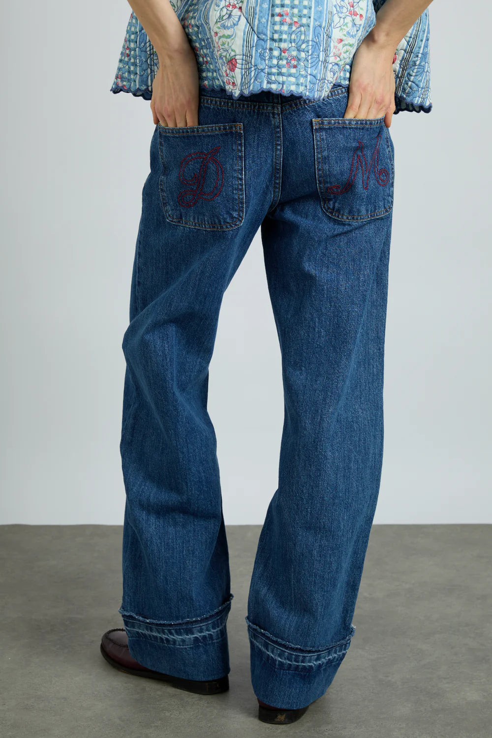 Damson Madder Sylvie Jeans - Huckleberry Wash