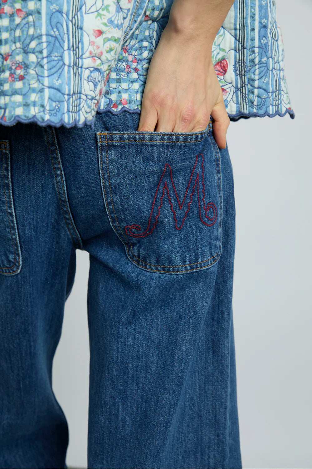 Damson Madder Sylvie Jeans - Huckleberry Wash