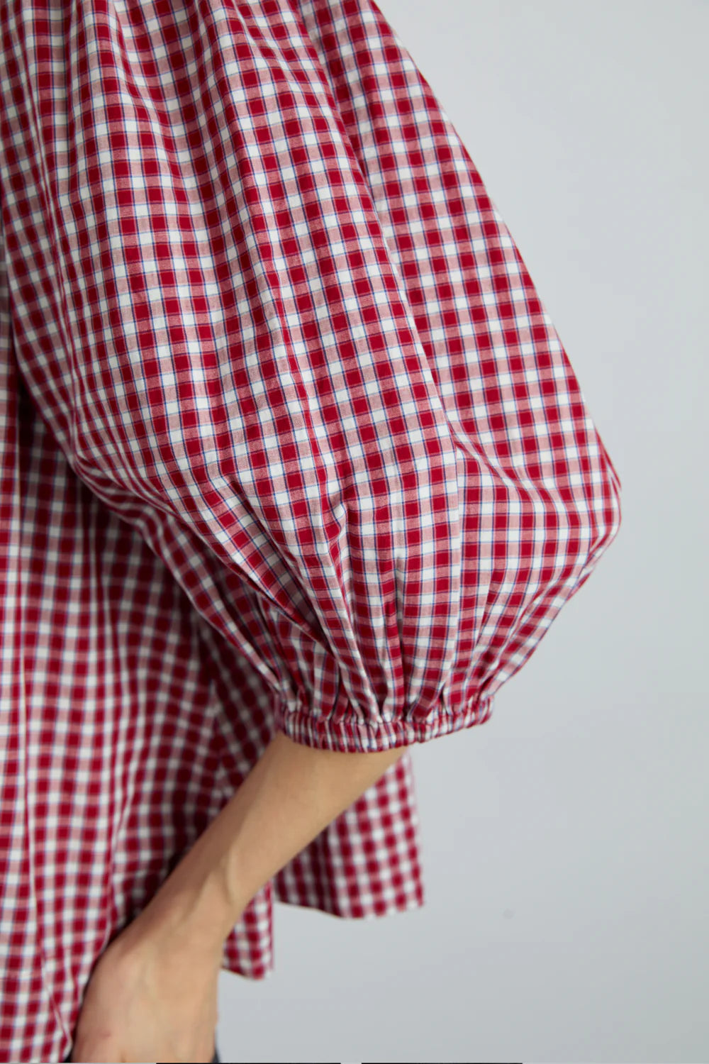 Damson Madder Mila Blouse - Cherry Gingham