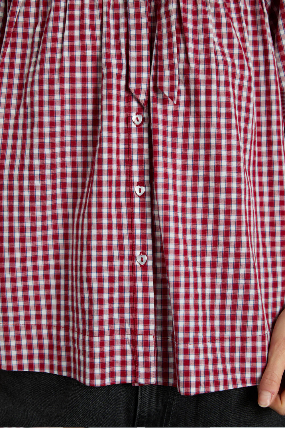 Damson Madder Mila Blouse - Cherry Gingham