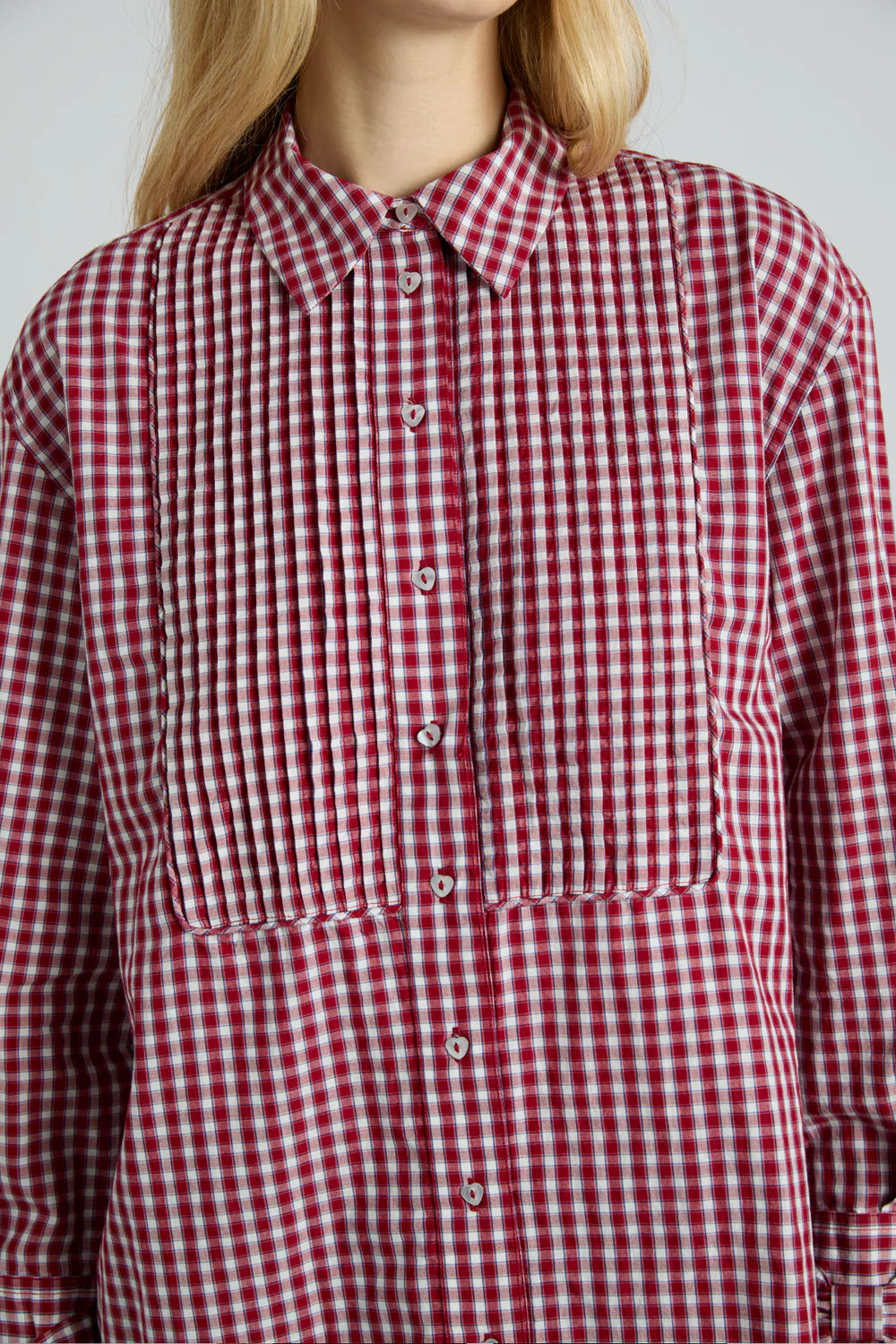 Damson Madder Michelle Shirt - Cherry Gingham