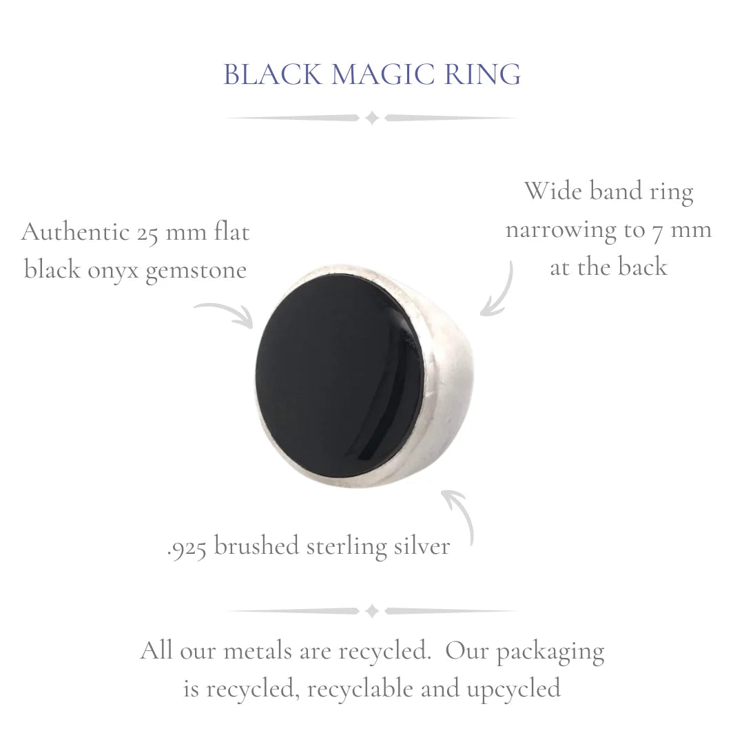 Gem Bazaar Black Magic Ring