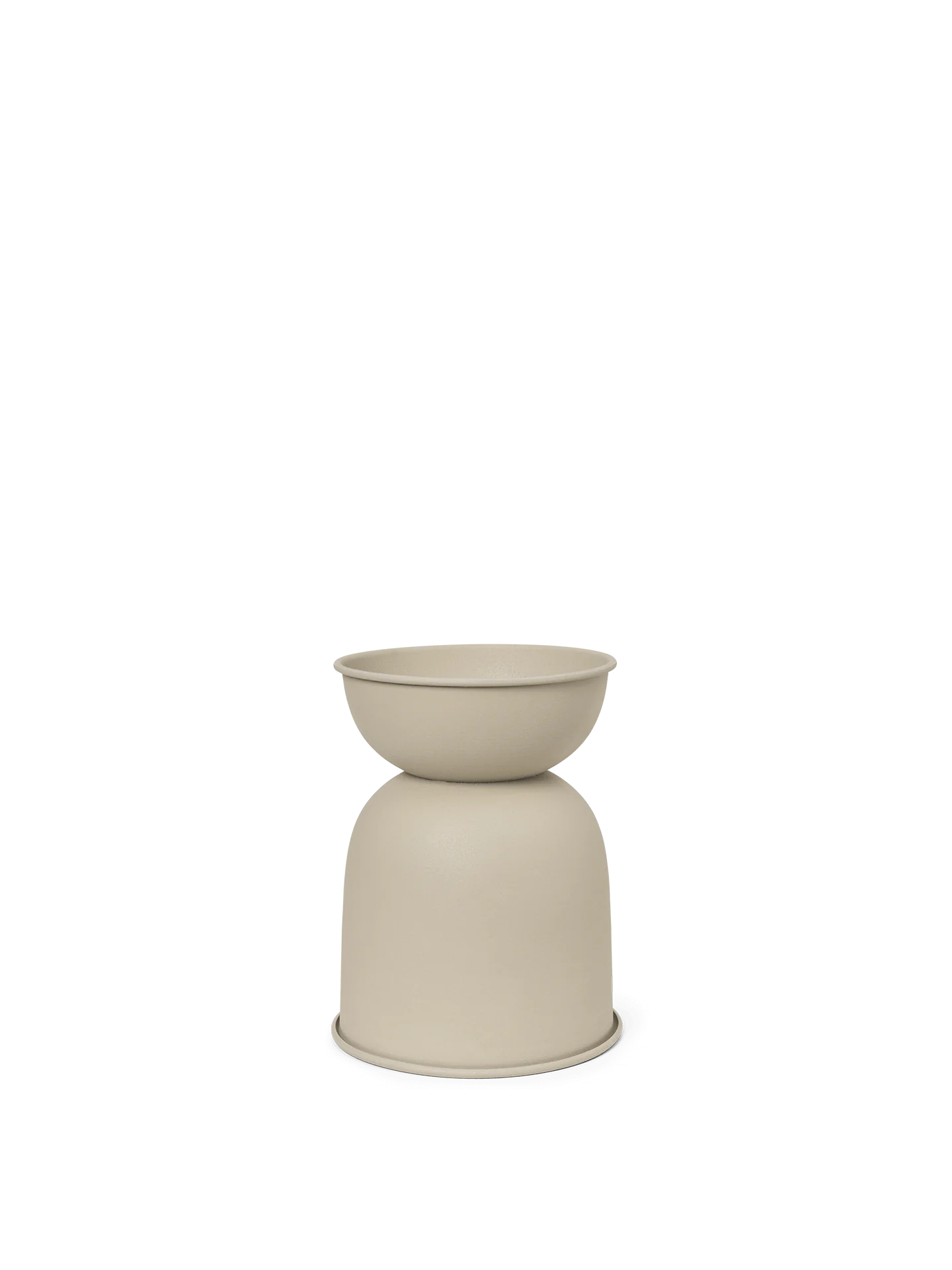 Ferm Living Hourglass Pot - Extra Small - Cashmere