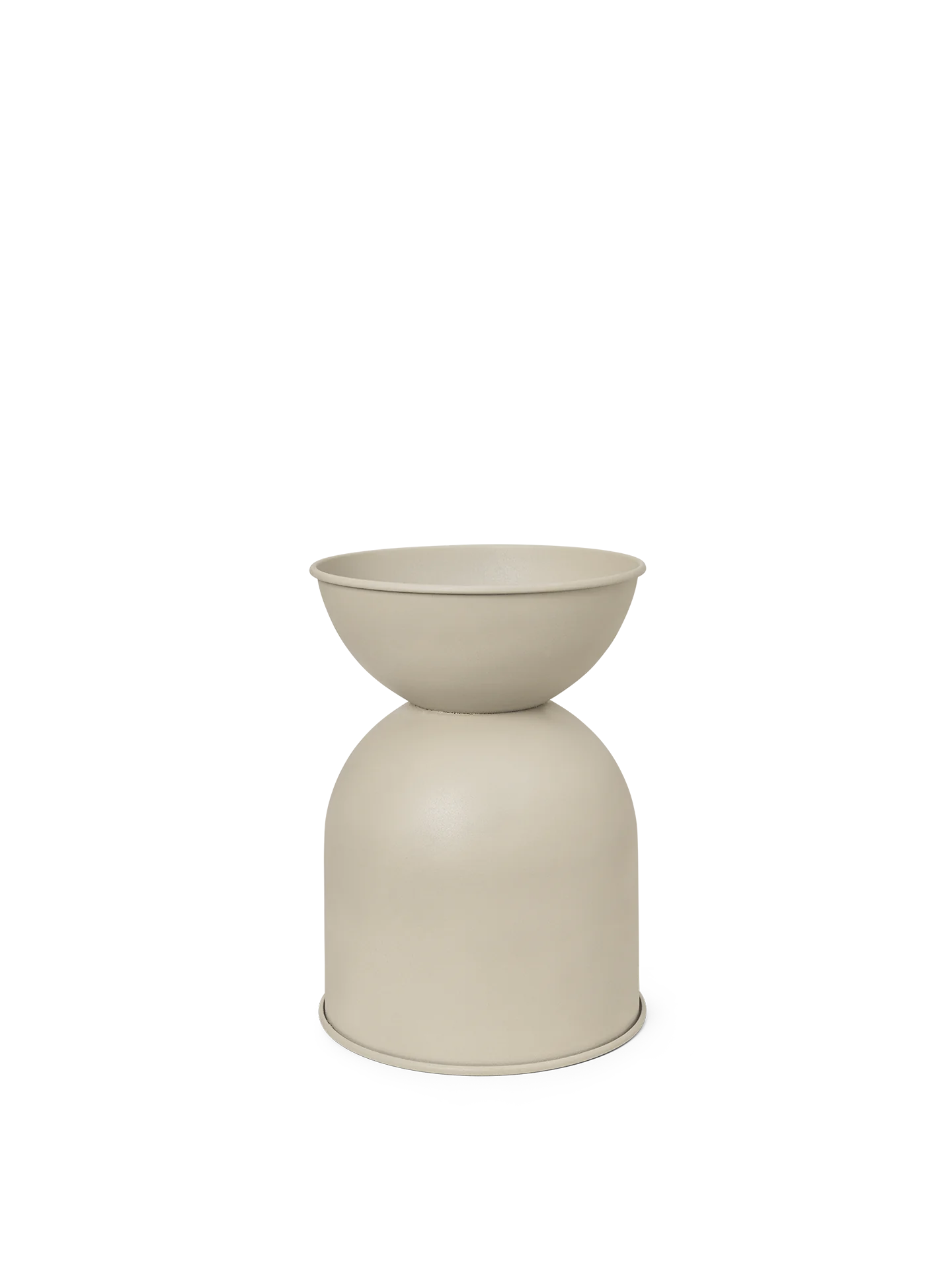 Ferm Living Hourglass Pot - Small - Cashmere