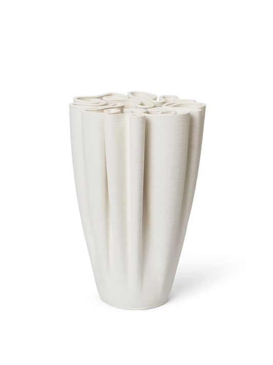 Ferm Living Dedali Vase - Off-White