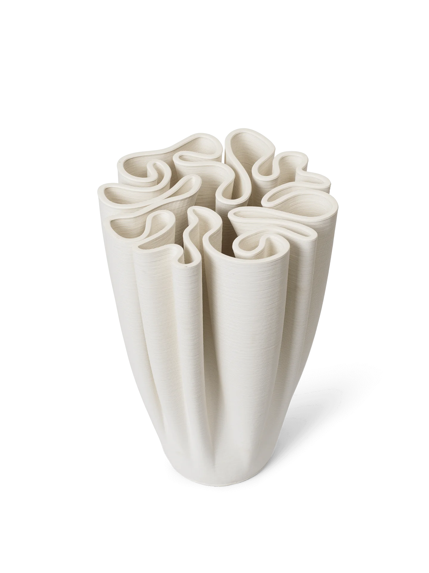 Ferm Living Dedali Vase - Off-White