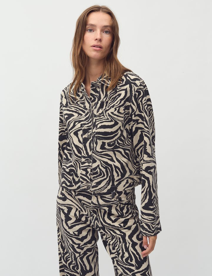 Mbym - Cathalina Jacket - Zebriana Print