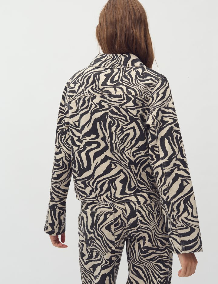 Mbym - Cathalina Jacket - Zebriana Print