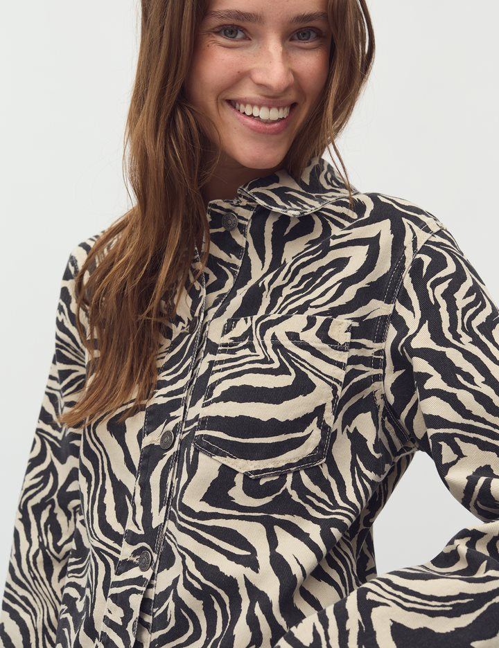 Mbym - Cathalina Jacket - Zebriana Print