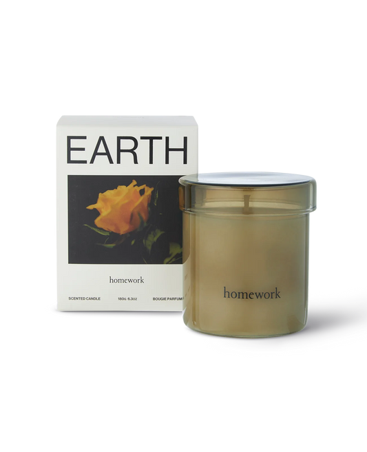 Homework Candle - Earth