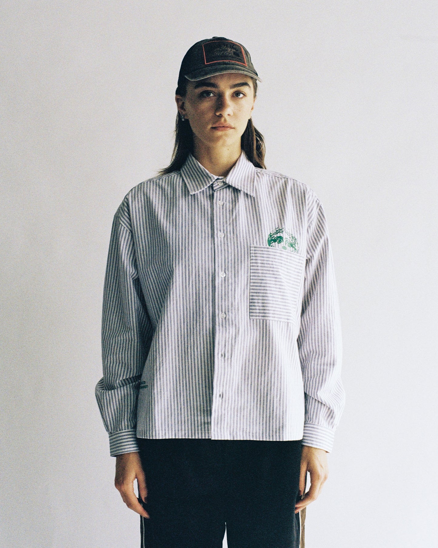 Candice - Hidden LS Oxford Shirt