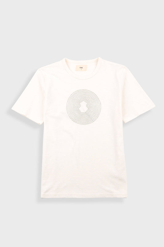 Folk - Zaki Tee - Ecru / Sage