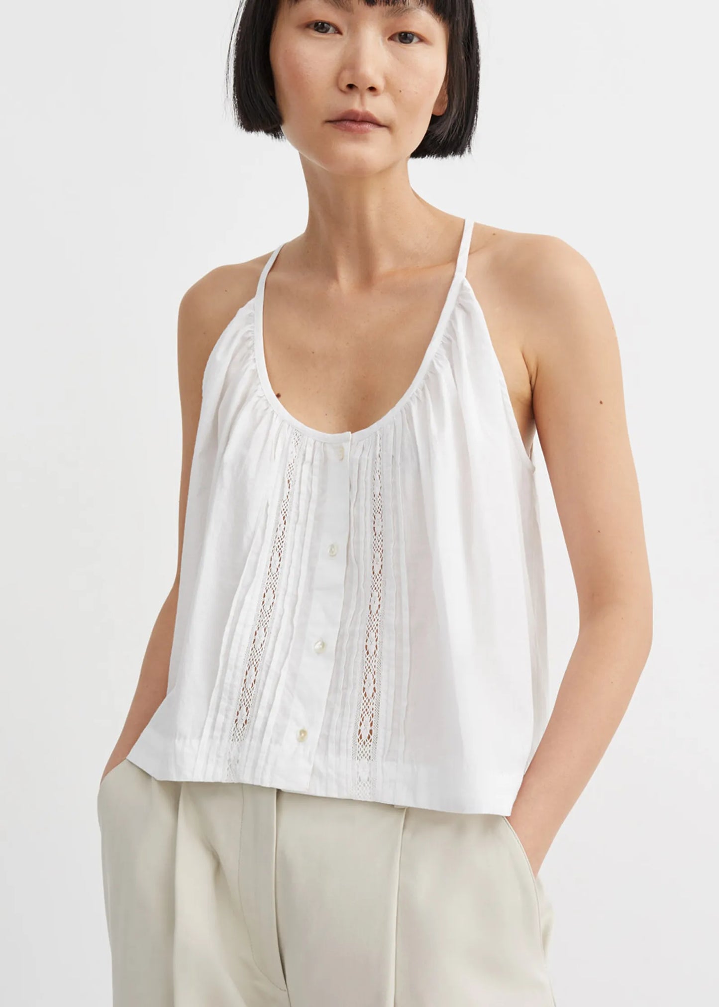 Skall Studio Magnolia Top - Optic White