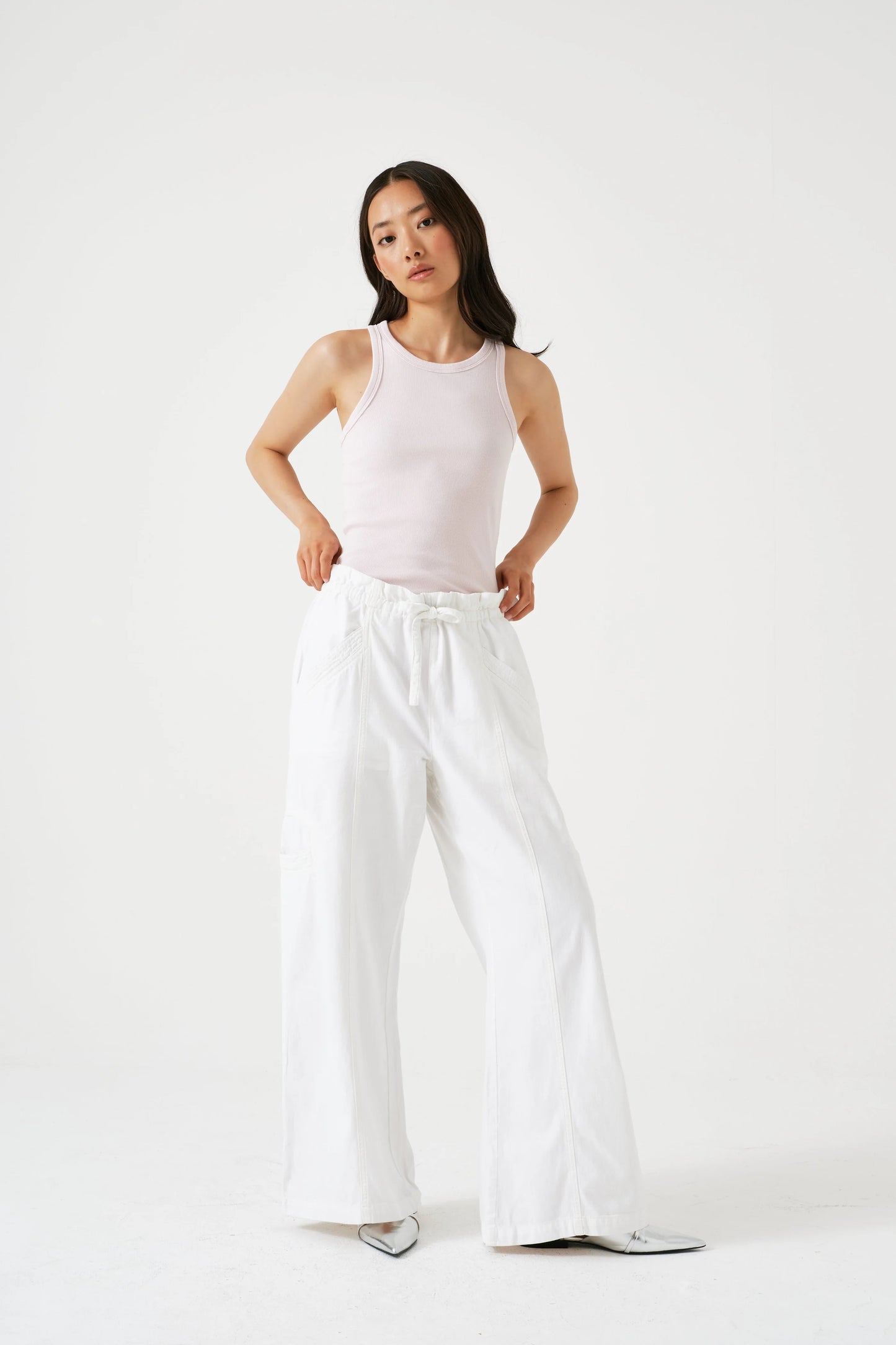 Seventy + Mochi - Juno Pant - White