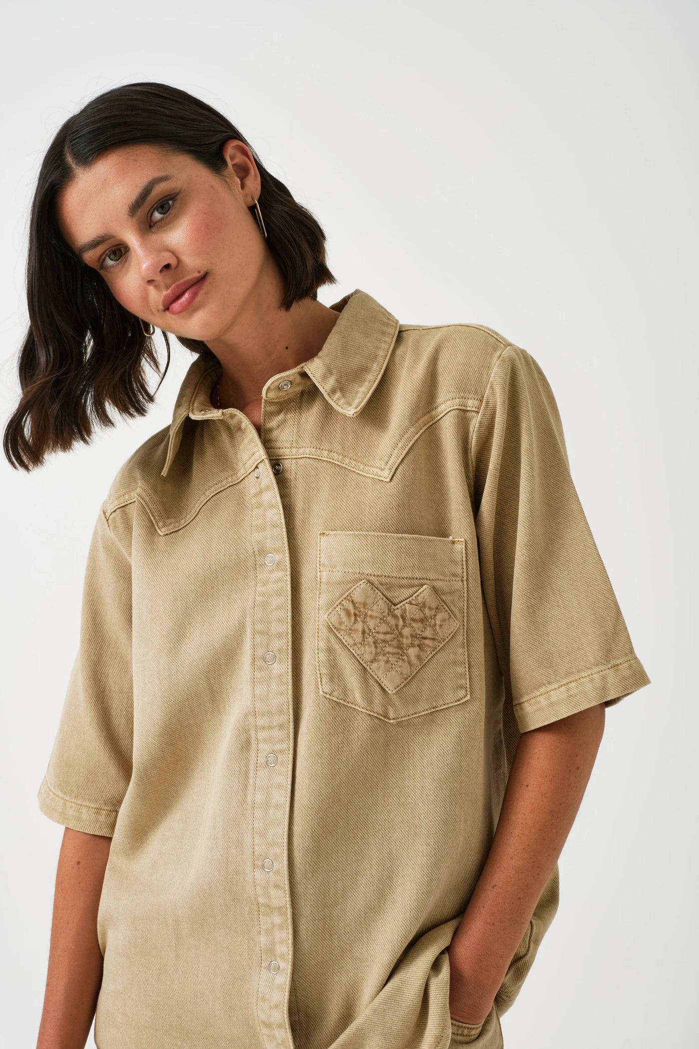 Seventy + Mochi - Eva Shirt - Desert Sand