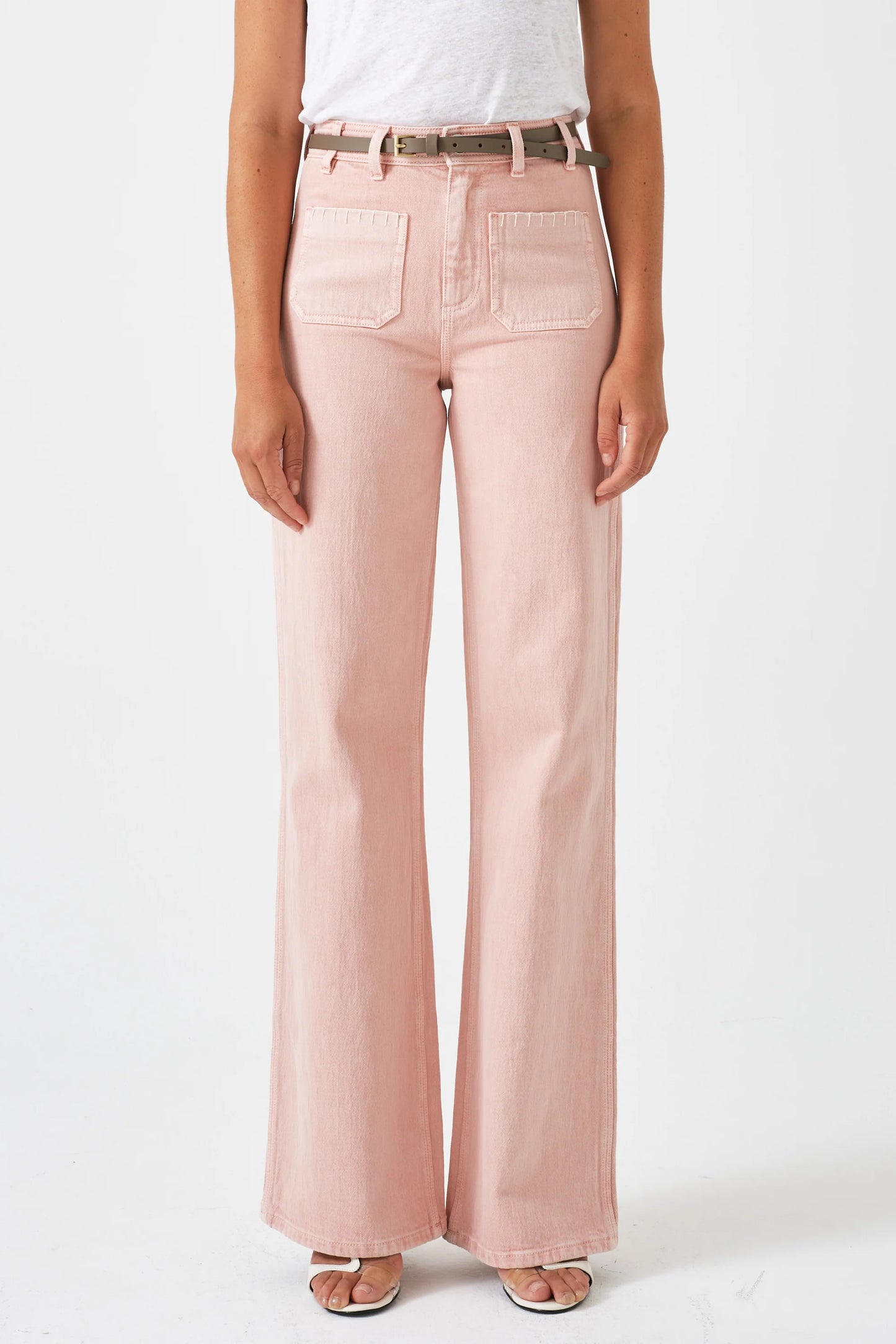 Seventy + Mochi - Patch Pocket Mabel Jean - Peony Pink