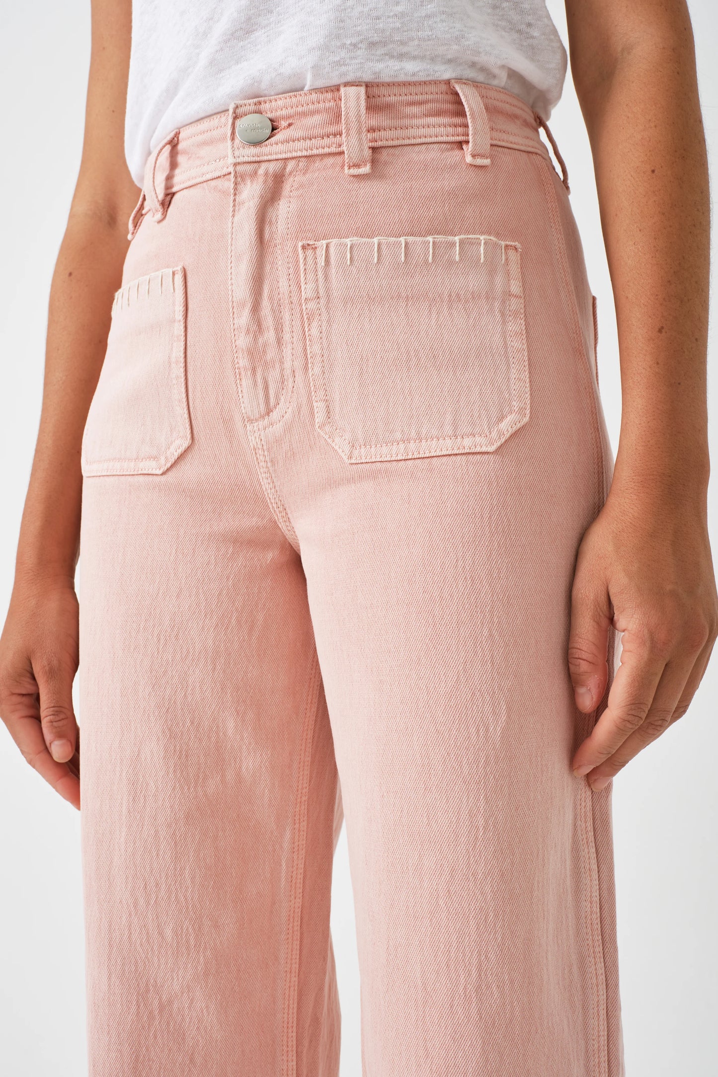 Seventy + Mochi - Patch Pocket Mabel Jean - Peony Pink