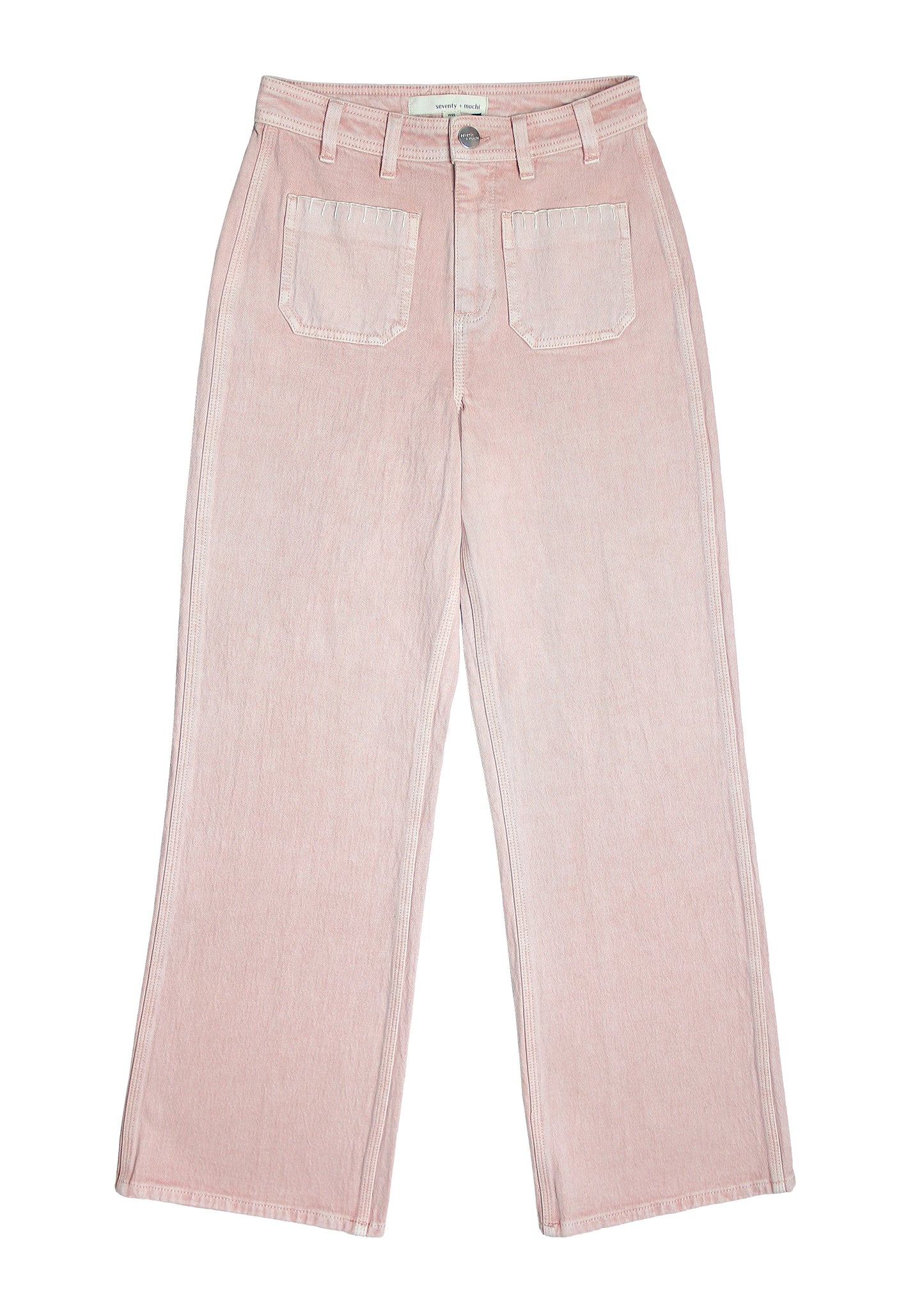 Seventy + Mochi - Patch Pocket Mabel Jean - Peony Pink