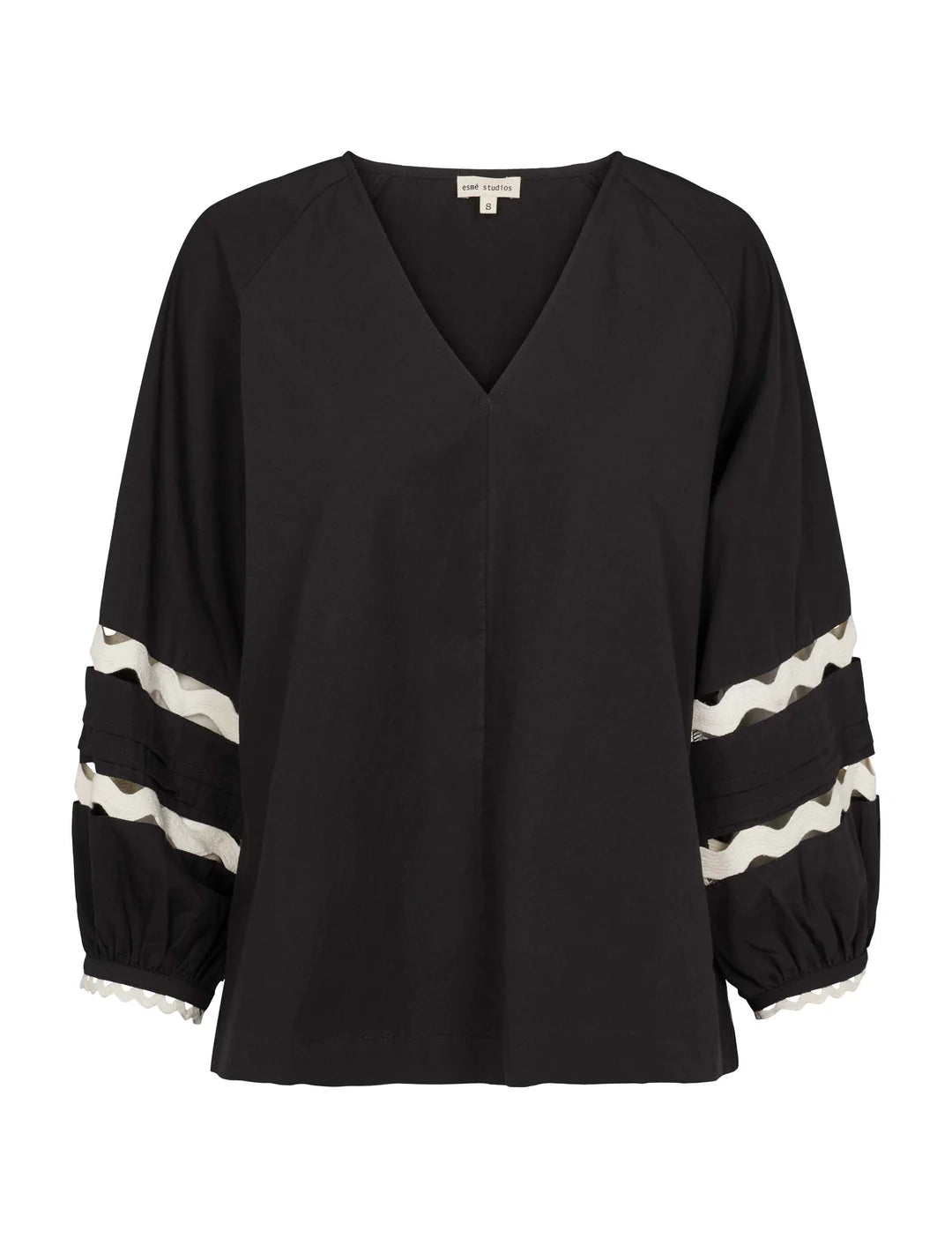 Esmé Studios - Maddy Blouse - GOTS - Black