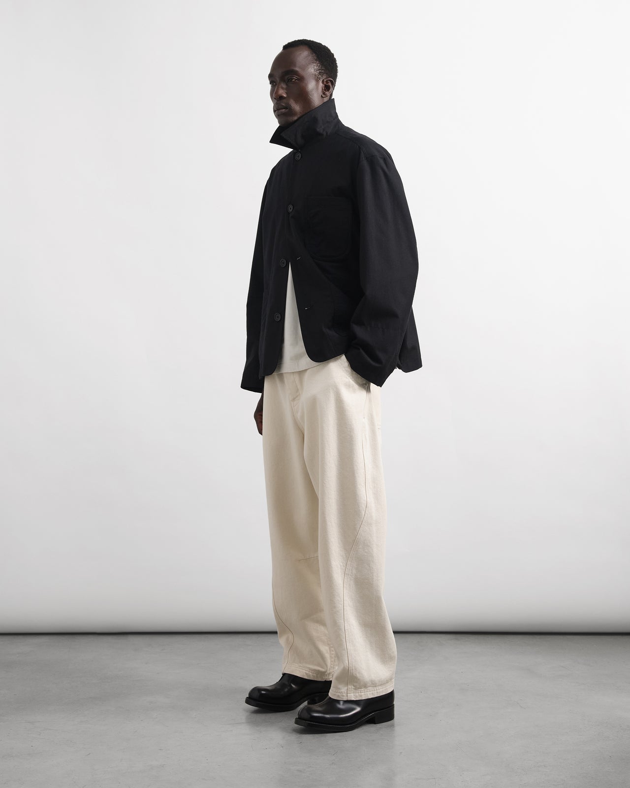 YMC - Twisted Trouser - Ecru