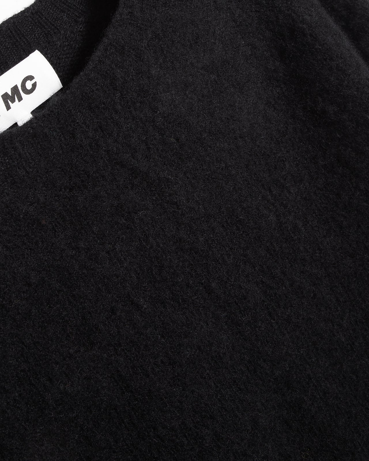 YMC Suedehead Checker Knit - Black