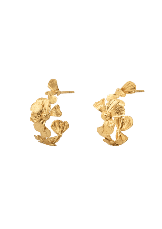 House of Vincent Wildflower Hoop Earrings