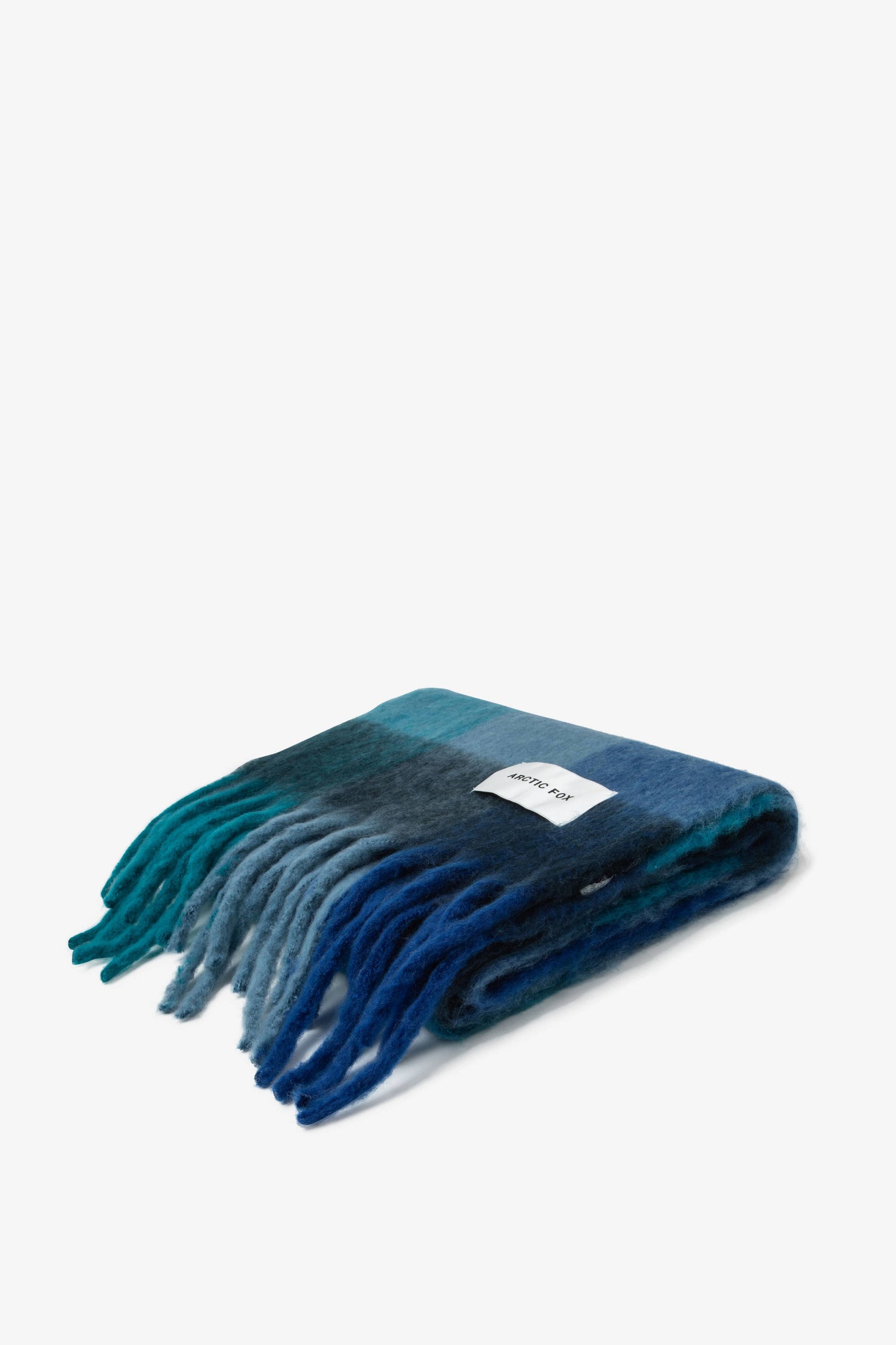 Arctic Fox & Co - The Reykjavik Scarf - 100% Recycled - Blue Check