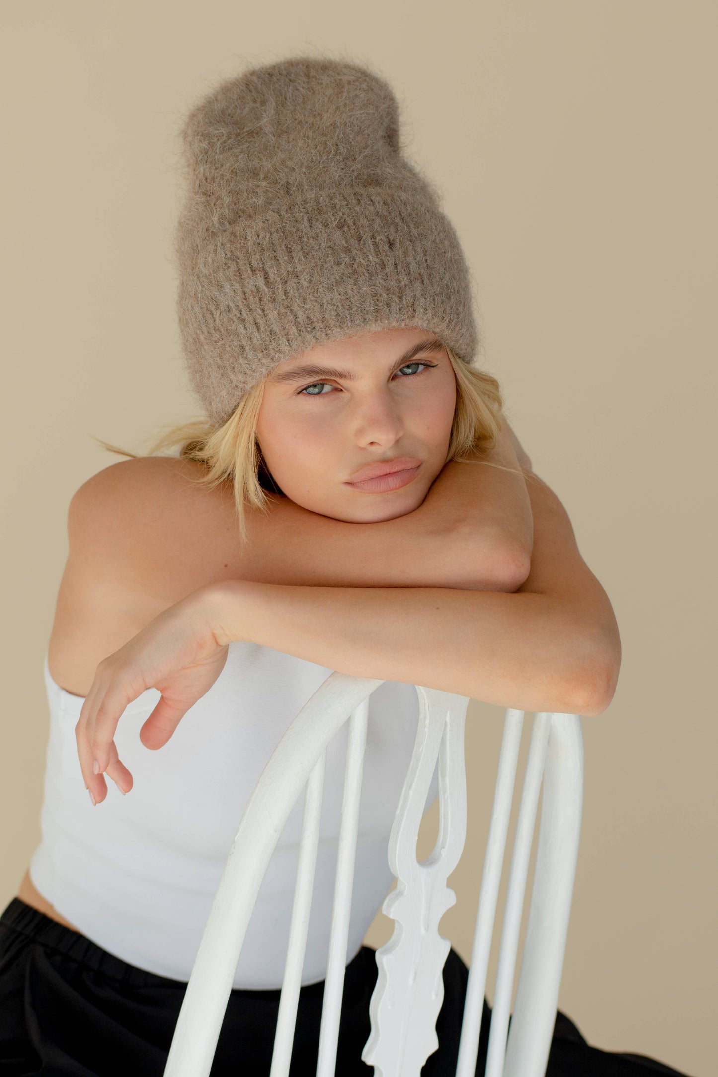 Arctic Fox & Co - The Alpaca Beanie - Beige Brown