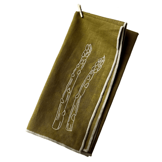 Maegen - Linen Blend Napkins - Asparagus (set of 2)