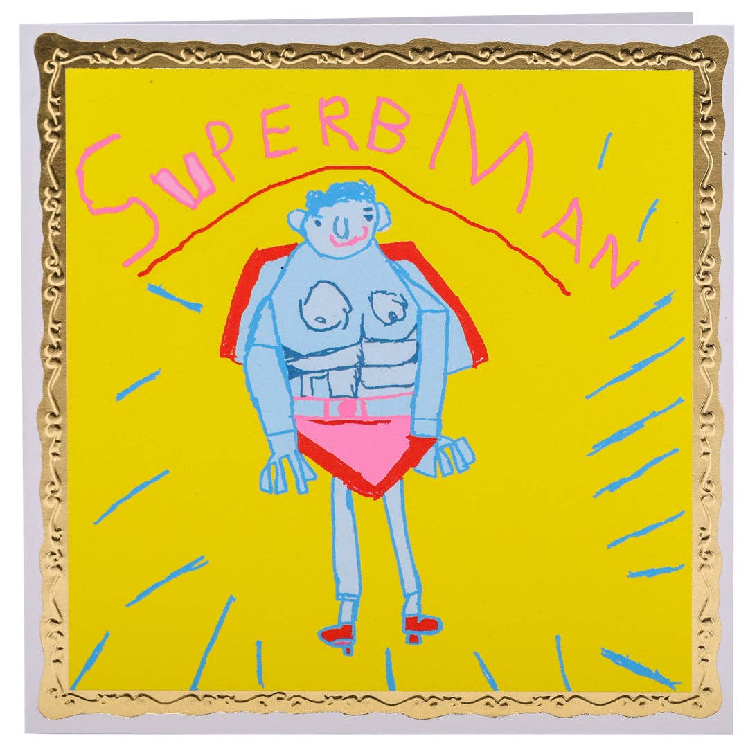 Arthouse Unlimited - Superbman Card, Greetings Card