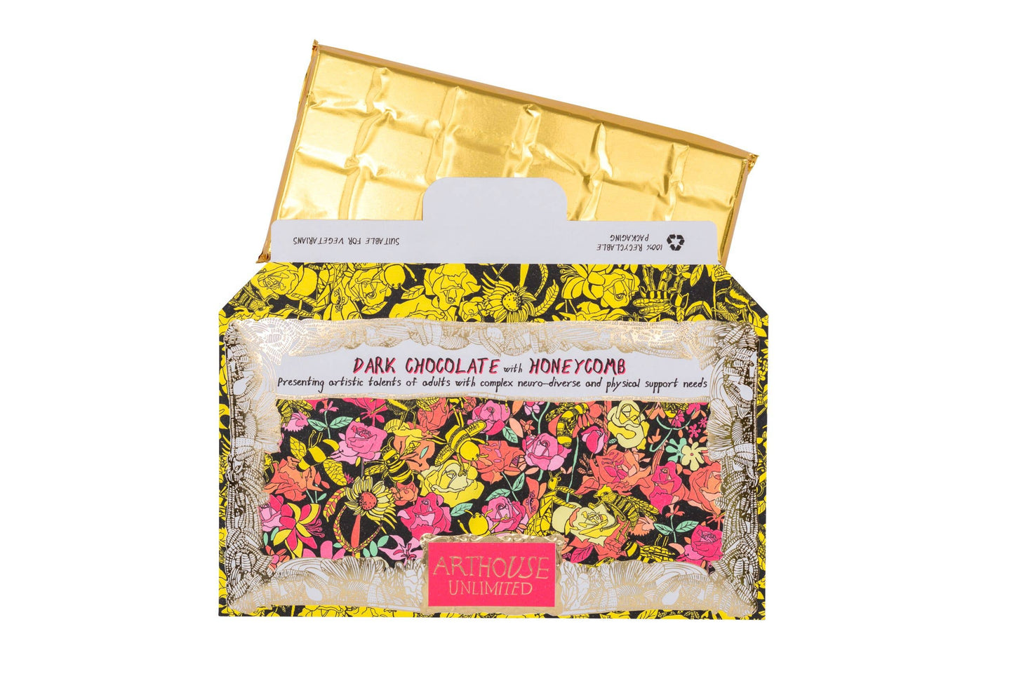 Arthouse Unlimited Bee Free Dark Chocolate Bar