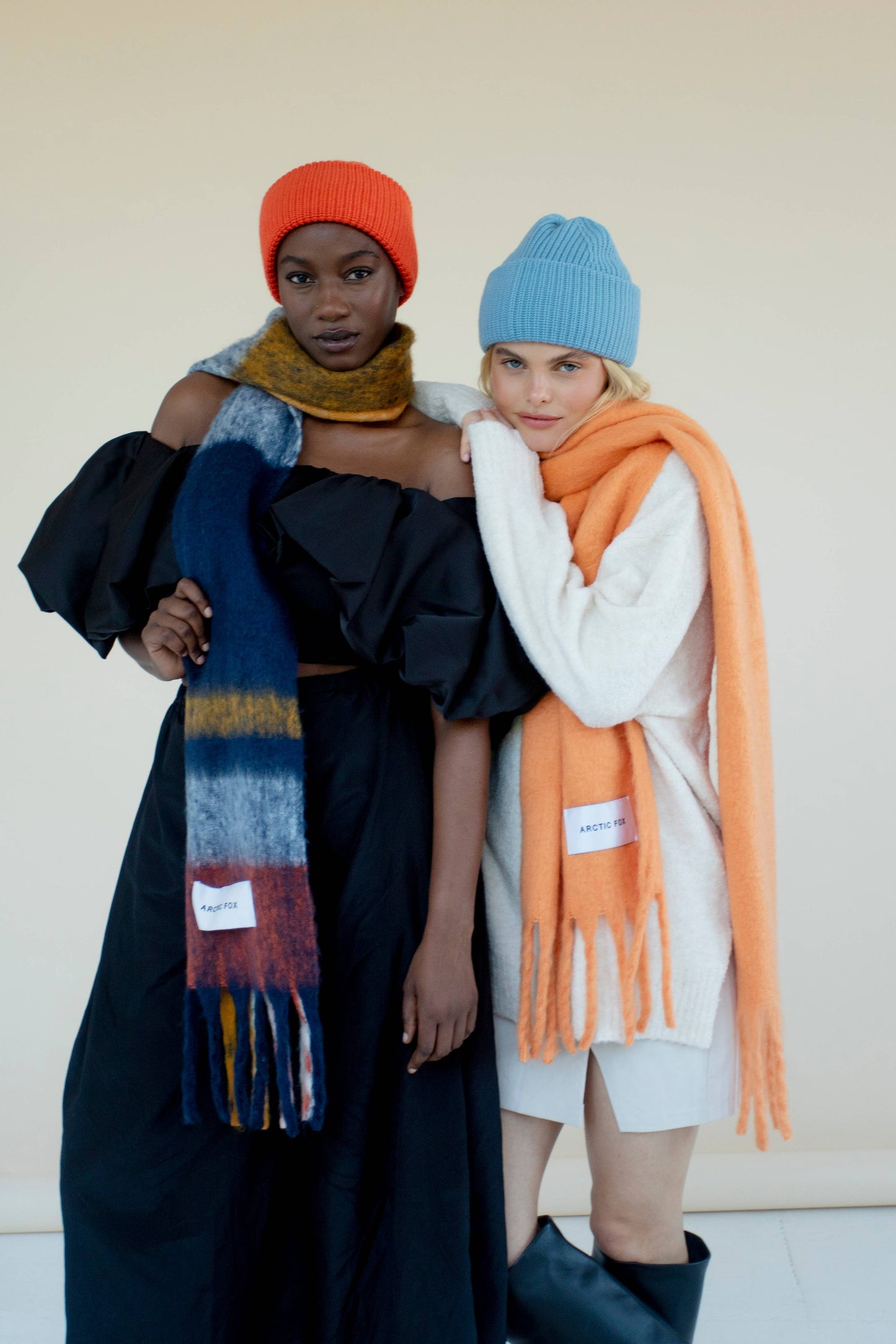 Arctic Fox & Co - The Stockholm Scarf - 100% Recycled - Apricot